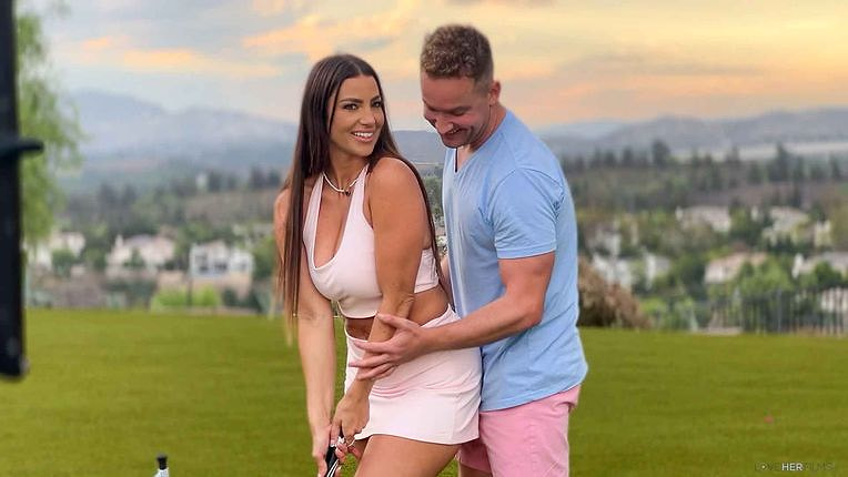 LoveHerBoobs-Koda Monroe, Van Wylde-Behind The Scenes - Golf Lessons